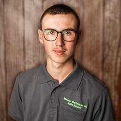 Tim Bösiger, Lernender bei Maurer Gartenbau AG in Reiden